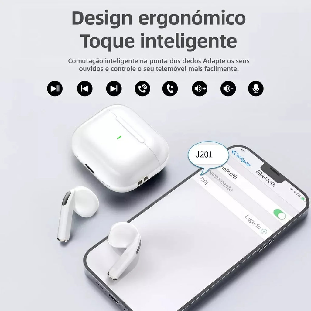 Fone De Ouvido Bluetooth Tws Bettdow 5.3, Esportes À prova d'água e redução de ruído